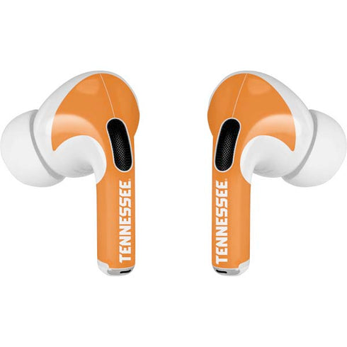 University of Tennessee-Knoxville T Logo on Orange Apple AirPods Pro Skin